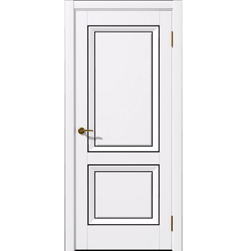 Межкомнатная дверь "Бета" ДГ Soft-touch белый
